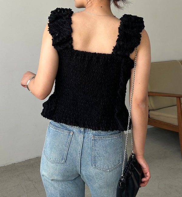  「ジャガードバルーンタンク」|シャツ・ブラウス|