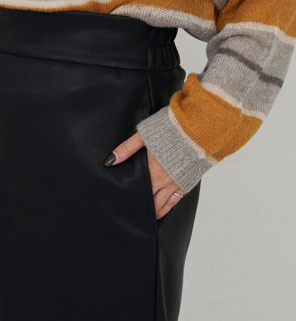  「レザーマーメイドスカート」|スカート|