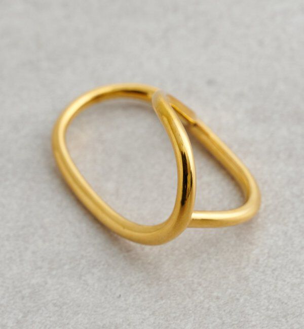  「カーブラインダブルリング」|リング|