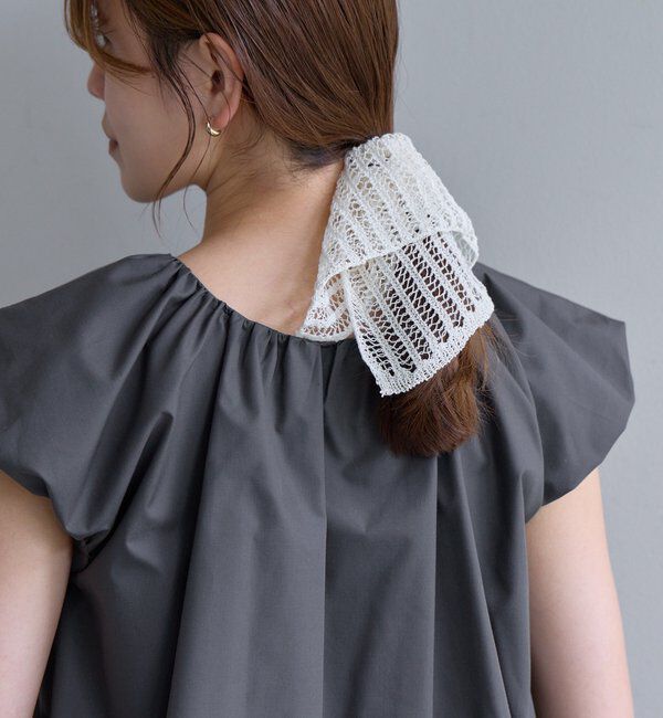  「ペーパーメッシュシアーシュシュ」|その他|アイボリー