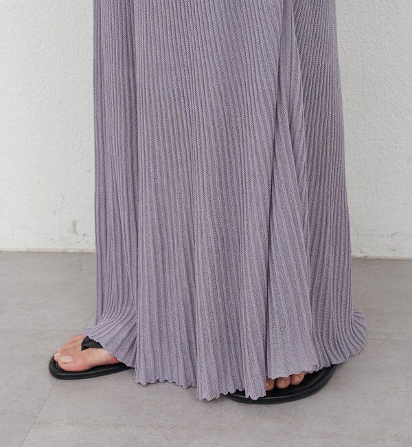  「シアープリーツニットスカート」|スカート|