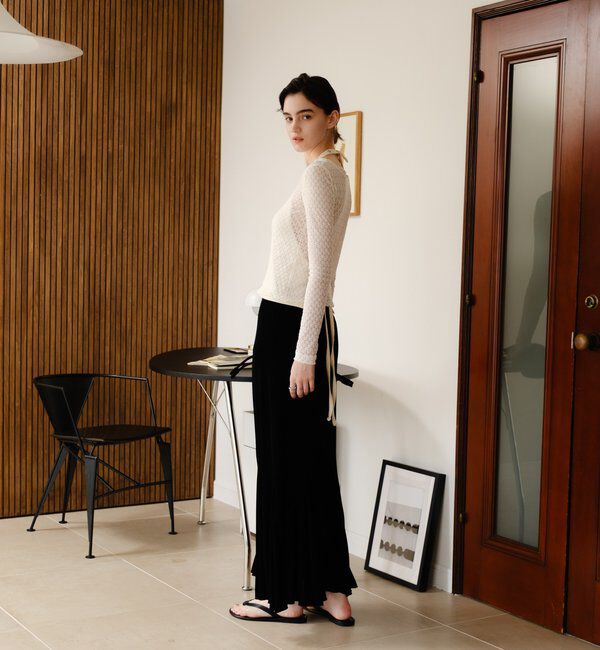  「レース編み2WAYトップス」|Tシャツ・カットソー|