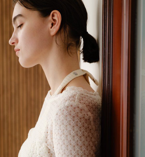  「レース編み2WAYトップス」|Tシャツ・カットソー|