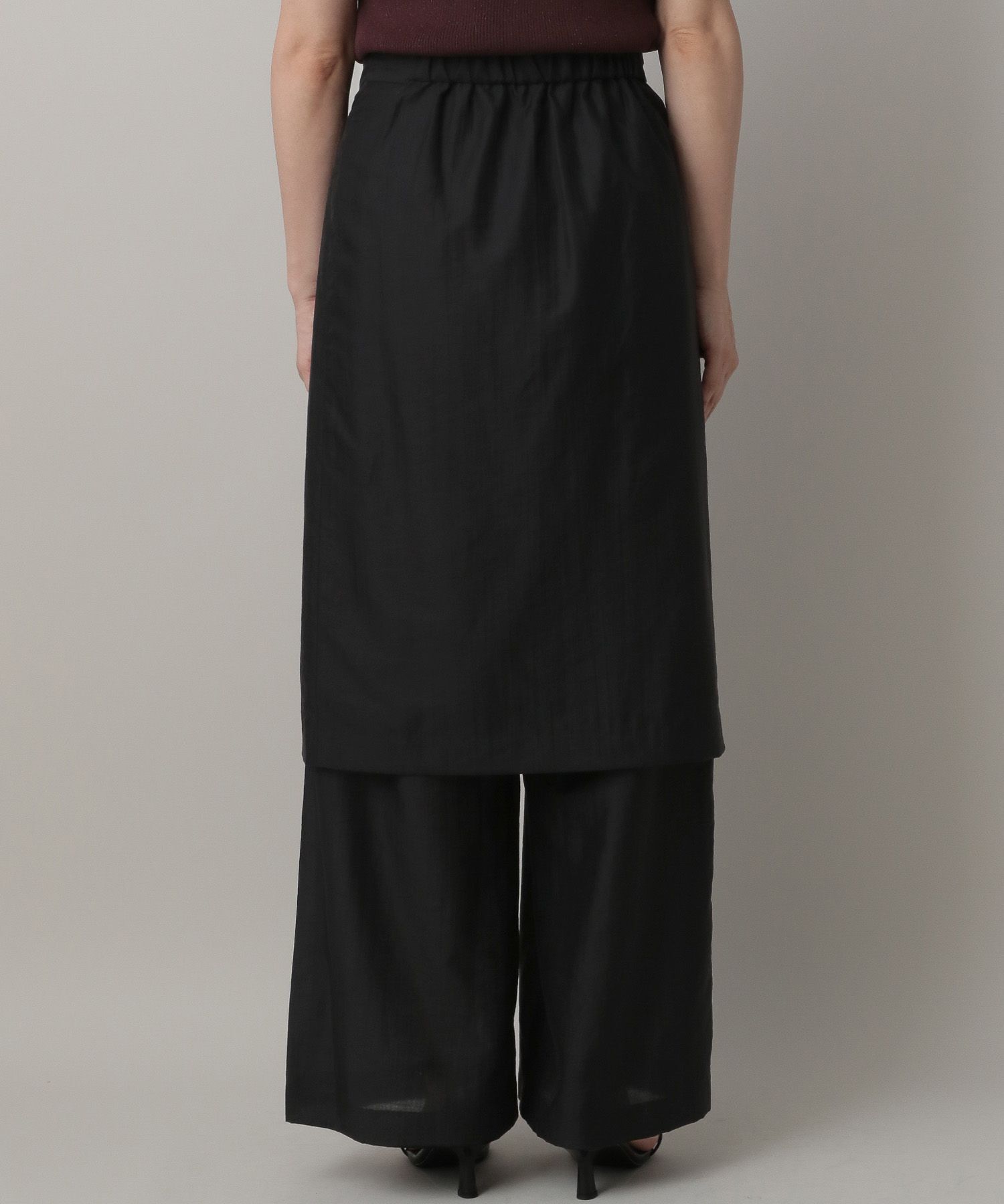 A part by 「シアースカートツキパンツ」|スラックス|