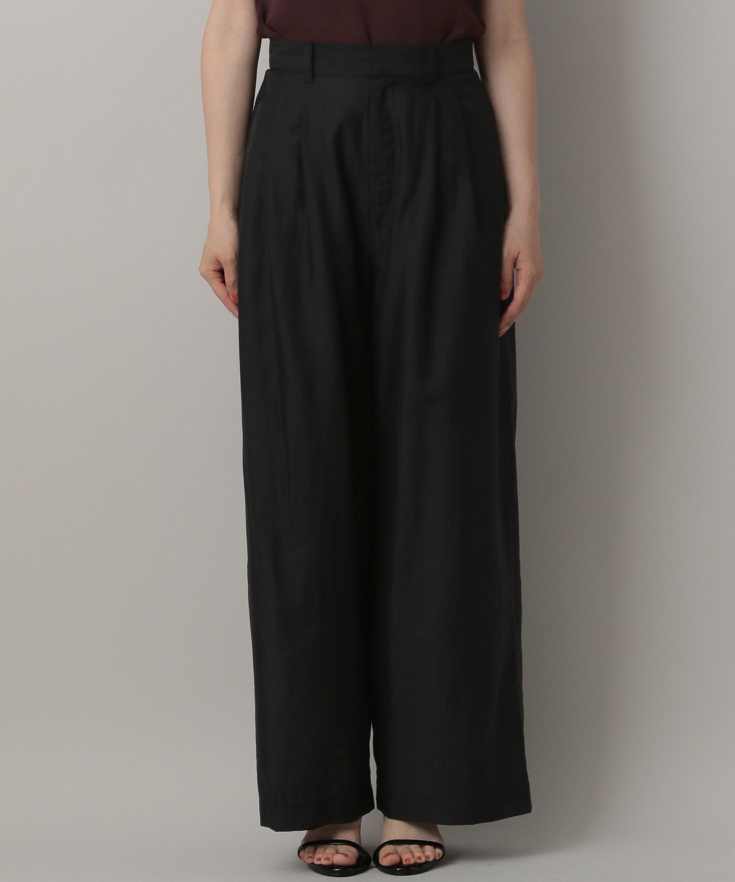 A part by 「シアースカートツキパンツ」|スラックス|