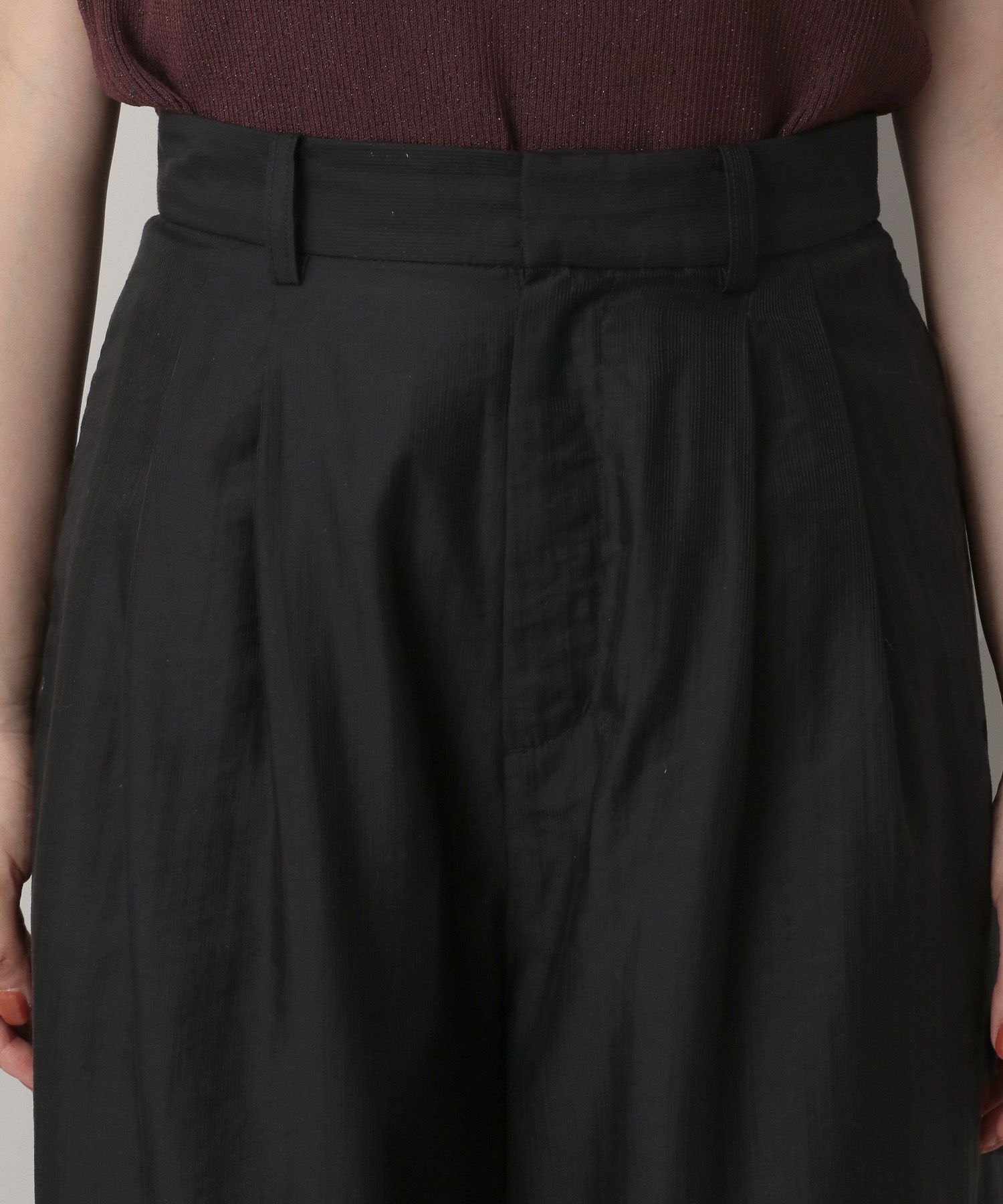 A part by 「シアースカートツキパンツ」|スラックス|