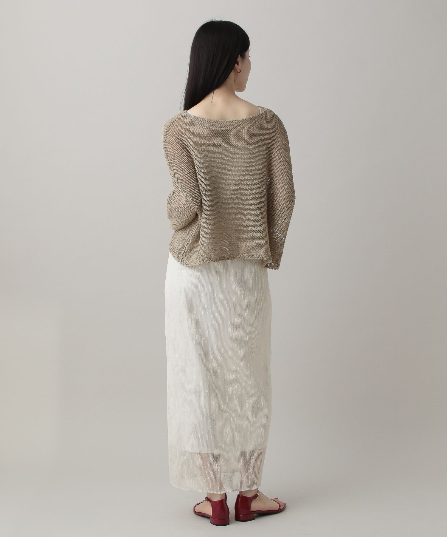 A part by 「レースプリーツイージースカート」|スカート|