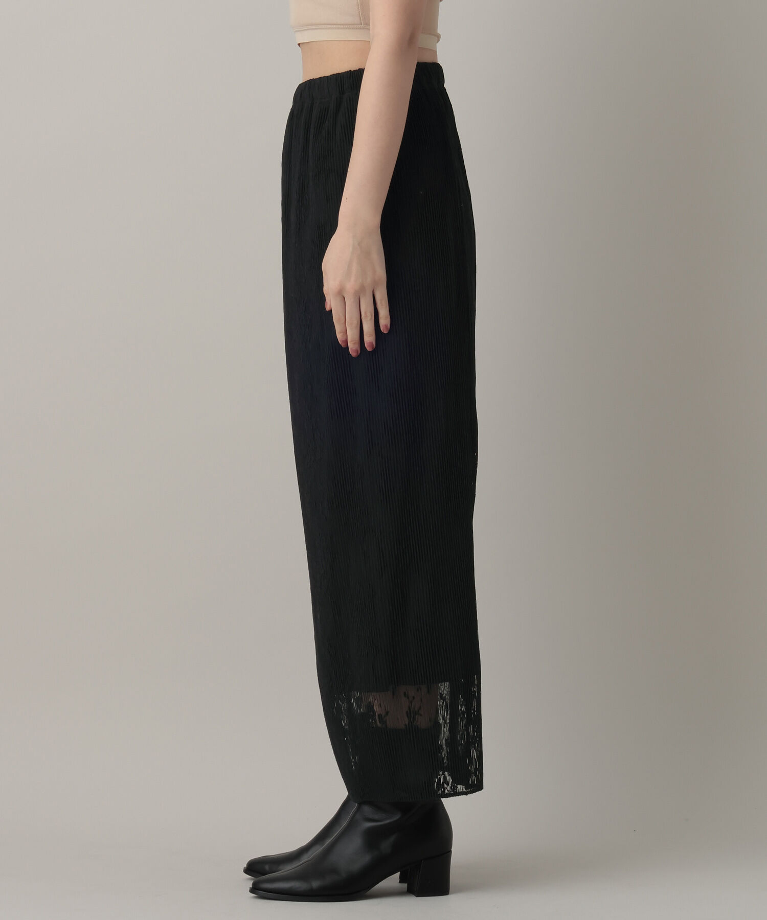 A part by 「レースプリーツイージースカート」|スカート|