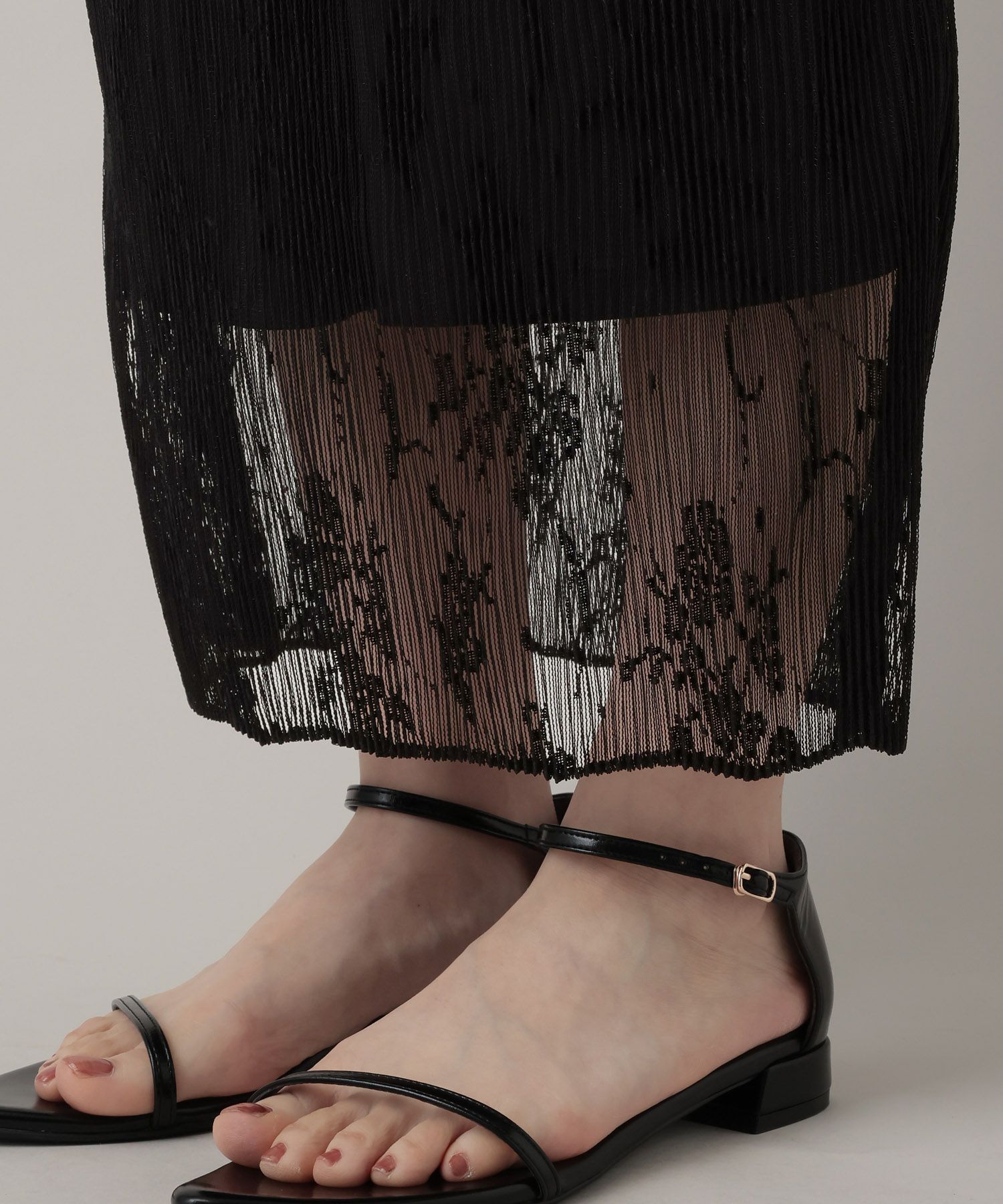 A part by 「レースプリーツイージースカート」|スカート|