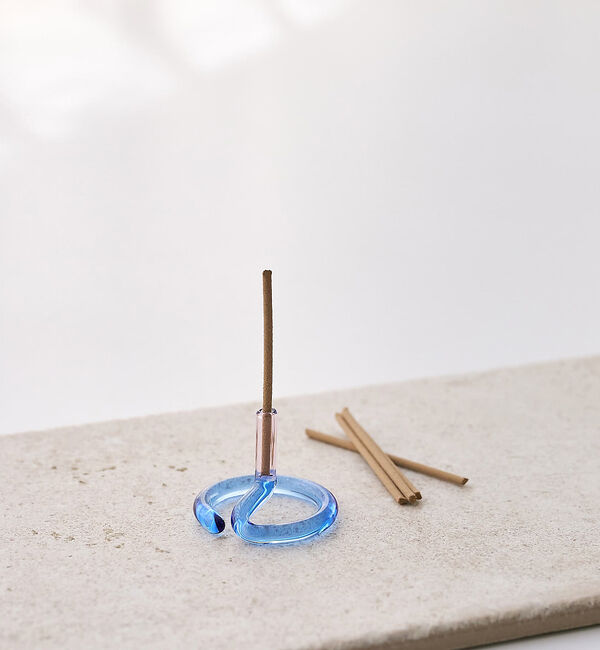 collex「【amabro/アマブロ】TWO TONE INCENSE HOLDER インセ」|アロマ・ルームフレグランス|ブルー系その他1