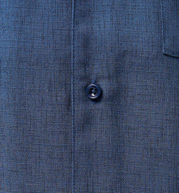 ABAHOUSE「リネンライク Vネック 半袖 シャツ」|シャツ・ブラウス|