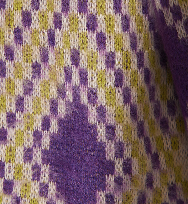 ABAHOUSE「【Revo.】モヘアライク オリエンタルパターン カーディガン-3805TH-3」|カーディガン|