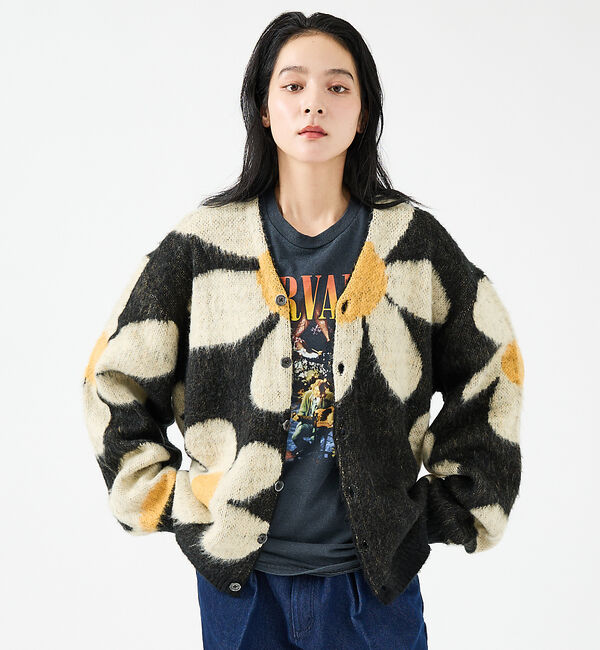 ABAHOUSE「【TOWNCRAFT / タウンクラフト】VINTAGE PATTERN SHA」|カーディガン|その他1