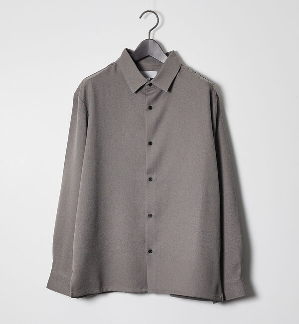 ABAHOUSE「アムンゼン レギュラーカラー 長袖シャツ」|シャツ・ブラウス|モカ