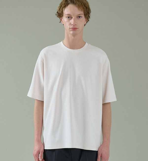 ABAHOUSE「【リバーシブルカラー】ライトポンチ 半袖Tシャツ / リラックスフィット【予約】」|Tシャツ・カットソー|