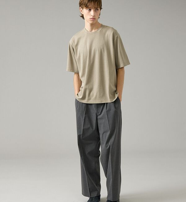 ABAHOUSE「【リバーシブルカラー】ライトポンチ 半袖Tシャツ / リラックスフィット【予約】」|Tシャツ・カットソー|
