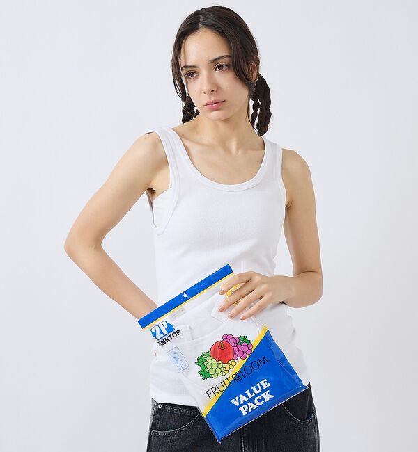 ABAHOUSE「【FRUIT OF THE LOOM/フルーツオブザルーム】バリューパック タン」|Tシャツ・カットソー|ホワイト