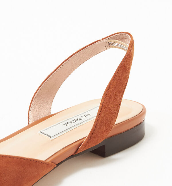 Rouge vif「バックストラップフラット」|パンプス|