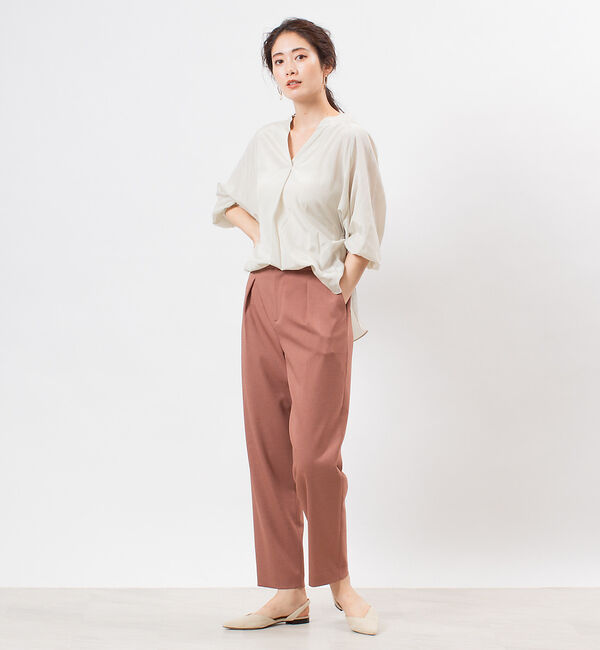 Rouge vif「ツイミーツイル梳毛調テーパードパンツ」|その他|