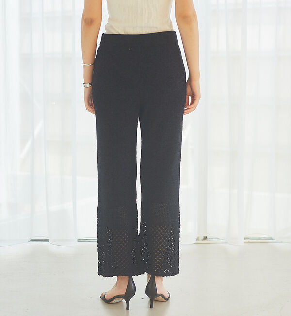 Rouge vif「レーシーニットパンツ」|その他|