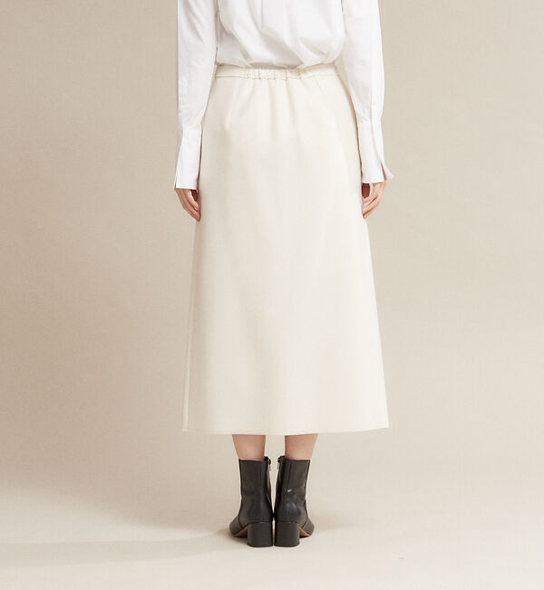 Rouge vif「フェイクメルトンジャージータイトスカート」|スカート|