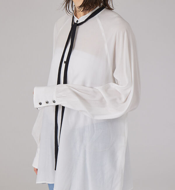 Rouge vif「ボウタイラグランブラウス」|シャツ・ブラウス|