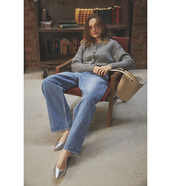 Rouge vif「【BRENTELLA/ブレンテッラ】CLARA バックスリングフラットミュール」|パンプス|