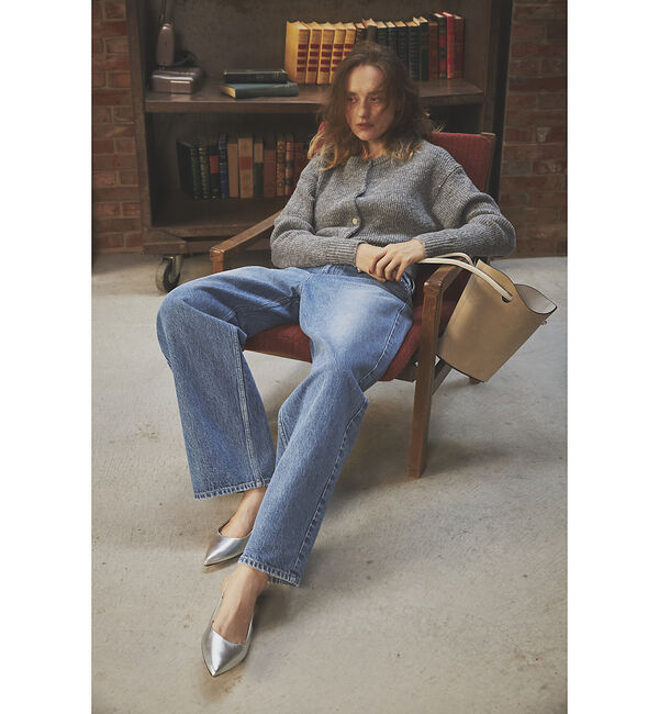 Rouge vif「【BRENTELLA/ブレンテッラ】CLARA バックスリングフラットミュール」|パンプス|