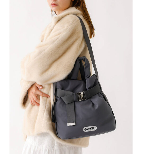 Rouge vif「【OUTDOOR PRODUCTS / アウトドアプロダクツ】2wayTote」|ショルダー・メッセンジャー|チャコールグレー