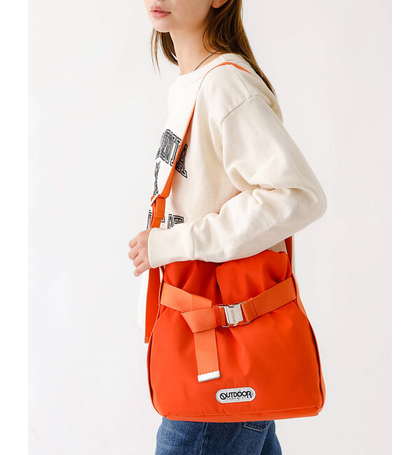 Rouge vif「【OUTDOOR PRODUCTS / アウトドアプロダクツ】2wayTote」|ショルダー・メッセンジャー|オレンジ