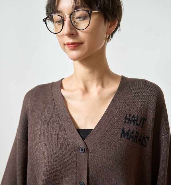 Rouge vif「ロゴニットカーディガン」|カーディガン|