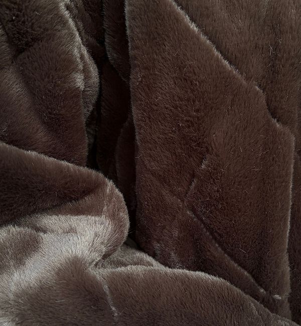 Rouge vif「リバーシブルパネトレーションファーキルトブルゾン」|ブルゾン・スタジャン|