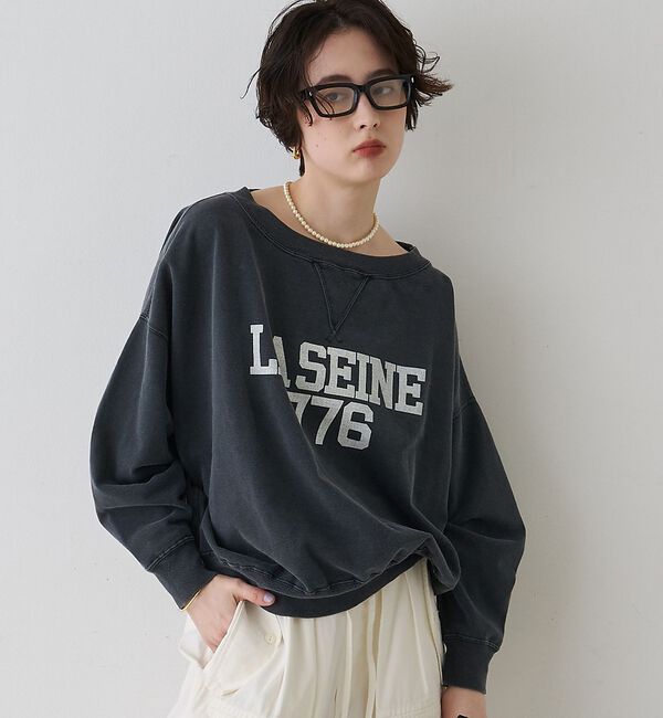 Rouge vif「【2026SS新作】【REMI RELIEF/レミレリーフ】別注ロゴスウェット」|スウェット・ジャージ|ブラック