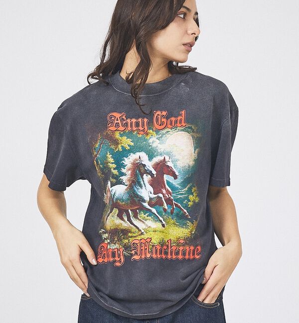 Rouge vif「【Deus Ex Machina/デウスエクスマキナ】Bugzzz Tee /」|Tシャツ・カットソー|ブラック系その他2