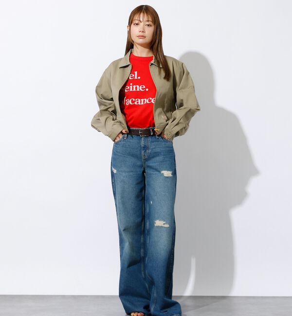 Rouge vif「【Dickies/ディッキーズ】Short Eisenhower Jacket」|ブルゾン・スタジャン|