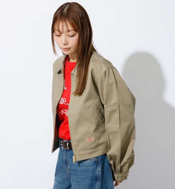 Rouge vif「【Dickies/ディッキーズ】Short Eisenhower Jacket」|ブルゾン・スタジャン|