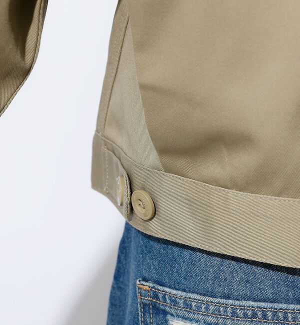 Rouge vif「【Dickies/ディッキーズ】Short Eisenhower Jacket」|ブルゾン・スタジャン|