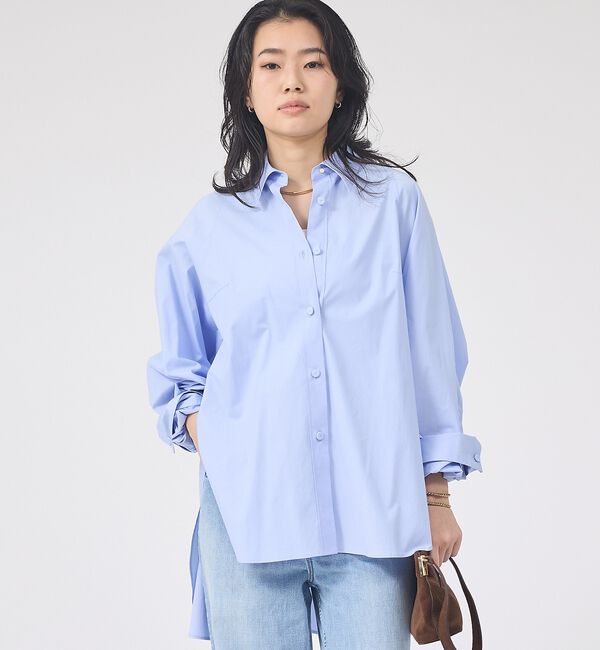 Rouge vif「ドルマンストレッチブロードビックシャツ」|シャツ・ブラウス|