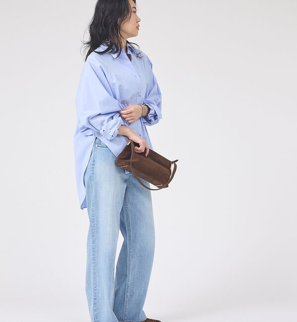 Rouge vif「ドルマンストレッチブロードビックシャツ」|シャツ・ブラウス|