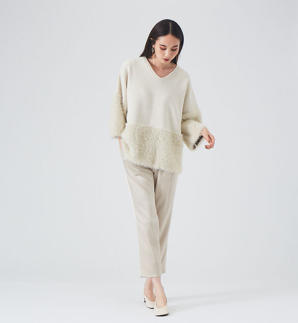 qualite「【追加生産】アセテートサテンドロストパンツ」|その他|