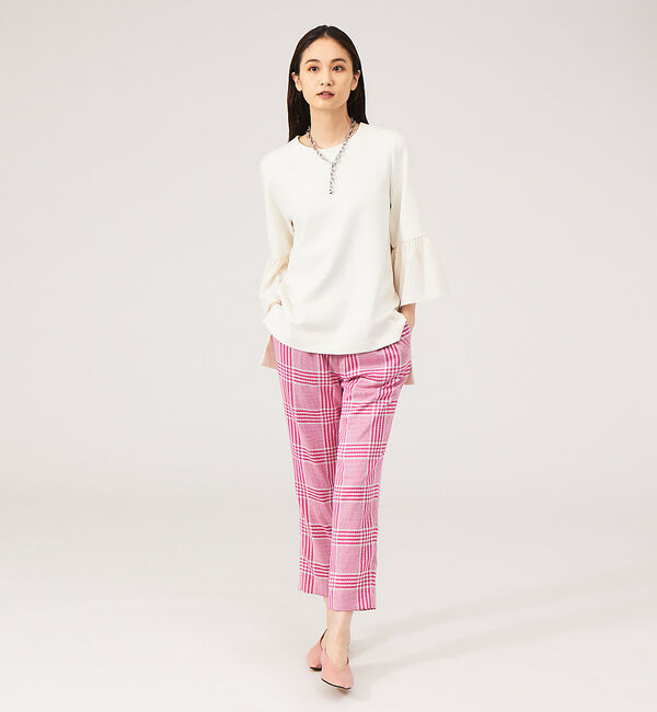 qualite「ビッグチェックドロストパンツ」|その他|