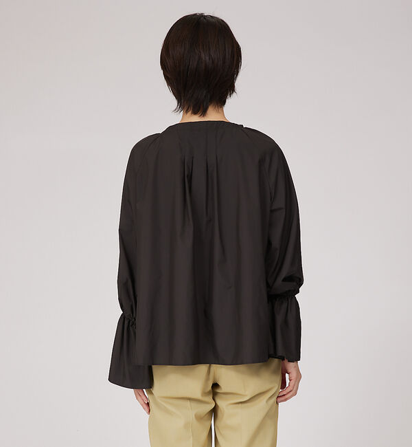 qualite「タフタフリルブラウス」|シャツ・ブラウス|