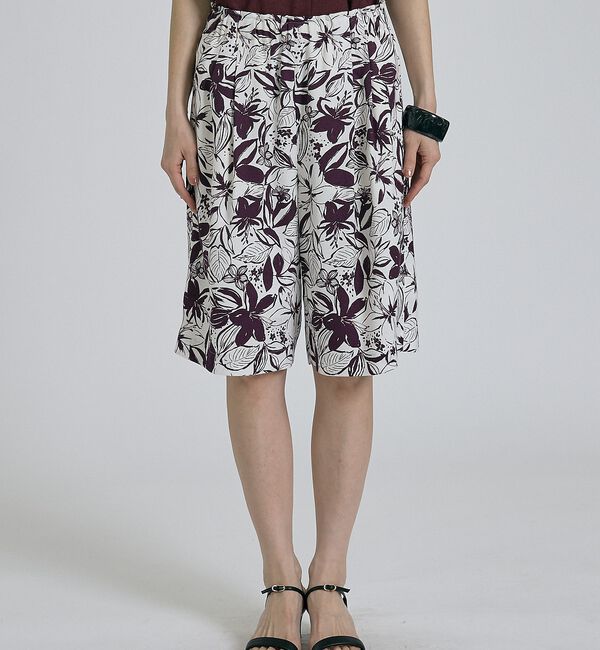 qualite「ボタニカルプリントショートパンツ【予約】」|その他|