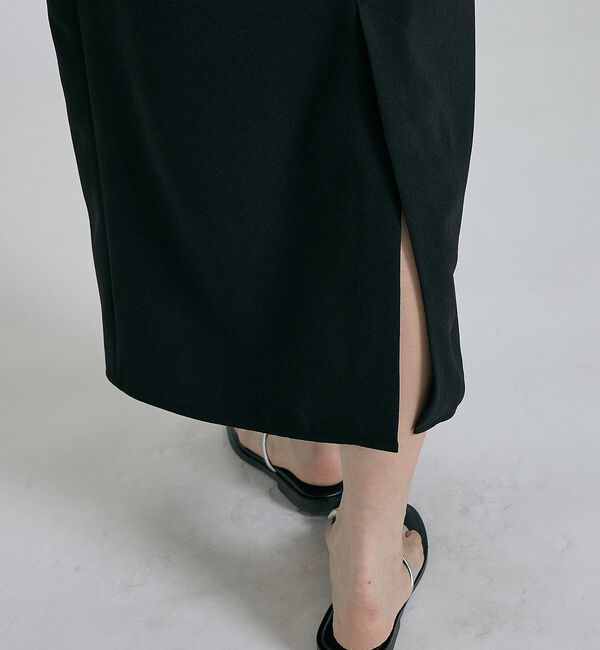 qualite「【接触冷感・吸水速乾・UVカット・防シワ】3WAYジョーゼットアメスリワンピ【予」|ワンピース|