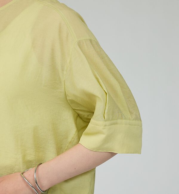 qualite「【シルエット調整可能】フォルムドロストブラウス【予約】」|シャツ・ブラウス|