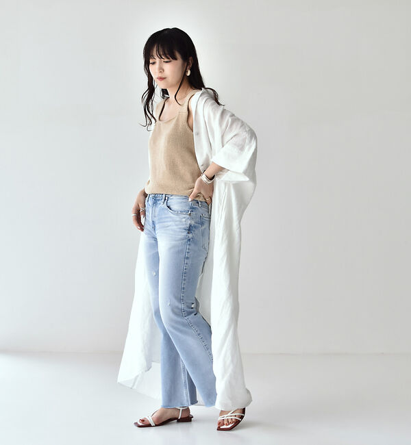 AU BANNISTER「華奢ストラップコンフォートフラットサンダル」|サンダル|