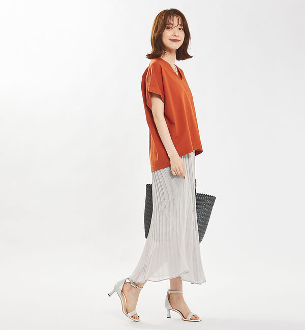 abahouse mavie「【セットアップ対応】シアープリーツスカート」|スカート|