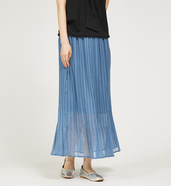 abahouse mavie「【セットアップ対応】シアープリーツスカート」|スカート|