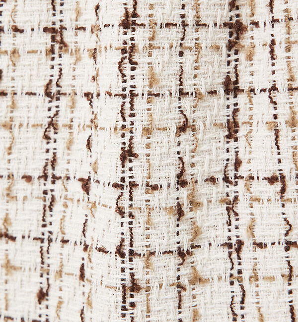 abahouse mavie「【セットアップ対応】ツィードタイトスカート」|スカート|