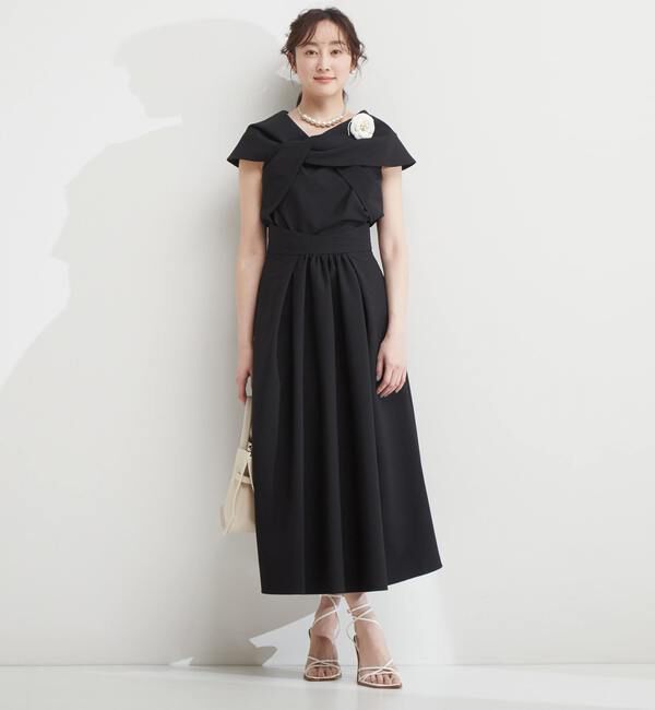 TIARA「タックフレアロングスカート」|スカート|